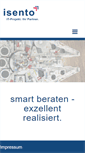 Mobile Screenshot of isento.de